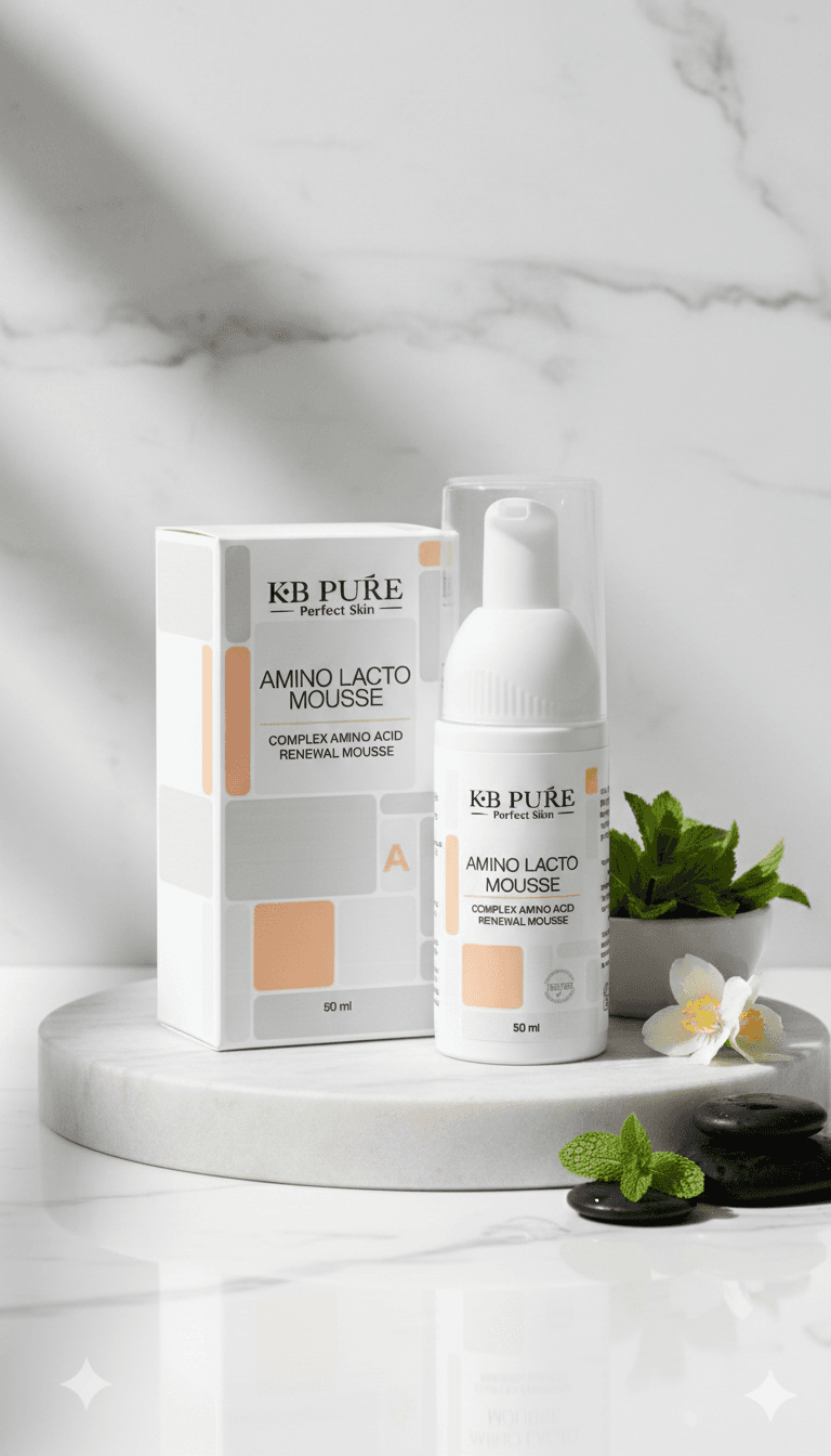 מוס חידוש יומי | AMINO LACTO MOUSSE – KB Pure • שמירה על מראה עור צעיר • קוסמטיקה מקצועית
