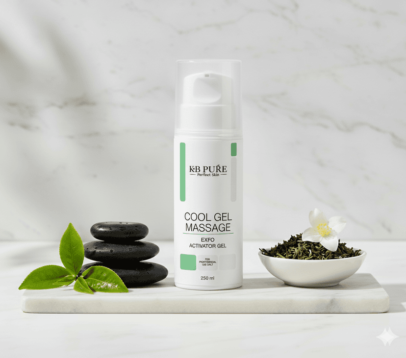 ג׳ל קירור לעיסוי | COOL GEL MASSAGE – KB Pure • שיקום והרגעה • קוסמטיקה מקצועית