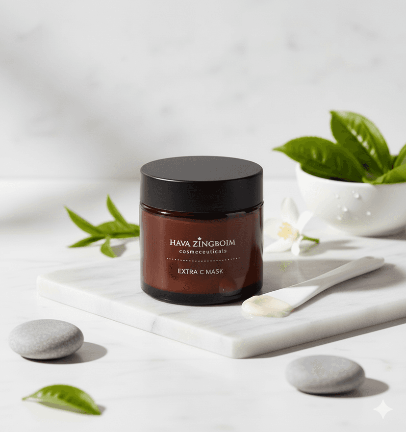 Extra C Mask - מסכת ויטמין C מרוכזת להבהרה ושיקום נזקי שמש