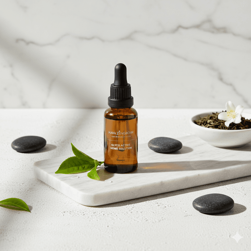 Glyco Active Home Solution - ערכת פילינג חומצות (AHA) לחידוש עמוק בבית