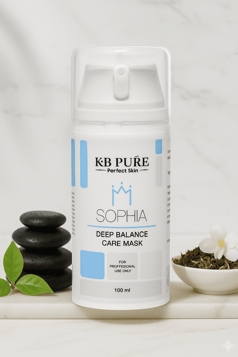 מסכת Queen Sophia – שיקום והרגעה | QUEEN SOPHIA MASK – KB Pure • שיקום והרגעה • קוסמטיקה מקצועית