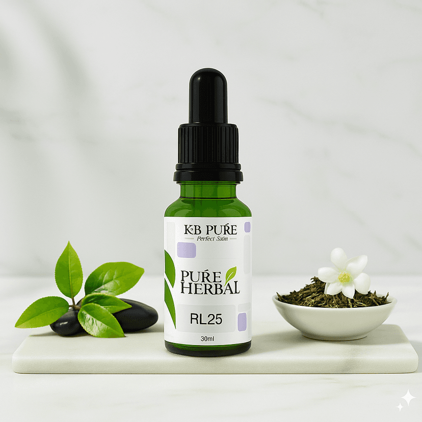 תמצית צמחית מקצועית | RL25 – KB Pure • PURE HERBAL • קוסמטיקה מקצועית