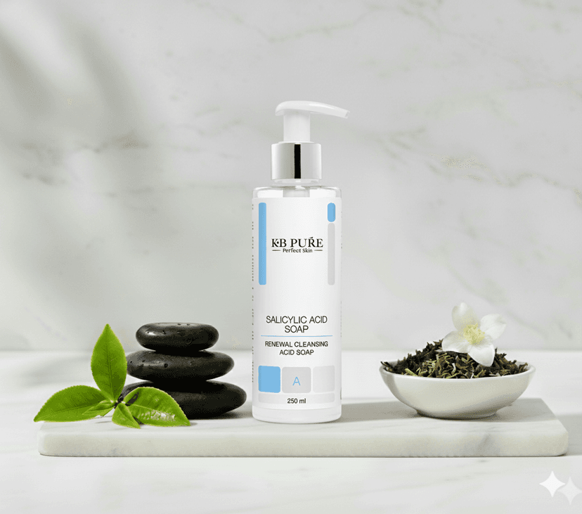 סבון סליצילי – ניקוי לעור בעייתי | SALICYLIC SOAP – KB Pure • עור בעייתי – אקנתי • קוסמטיקה מקצועית