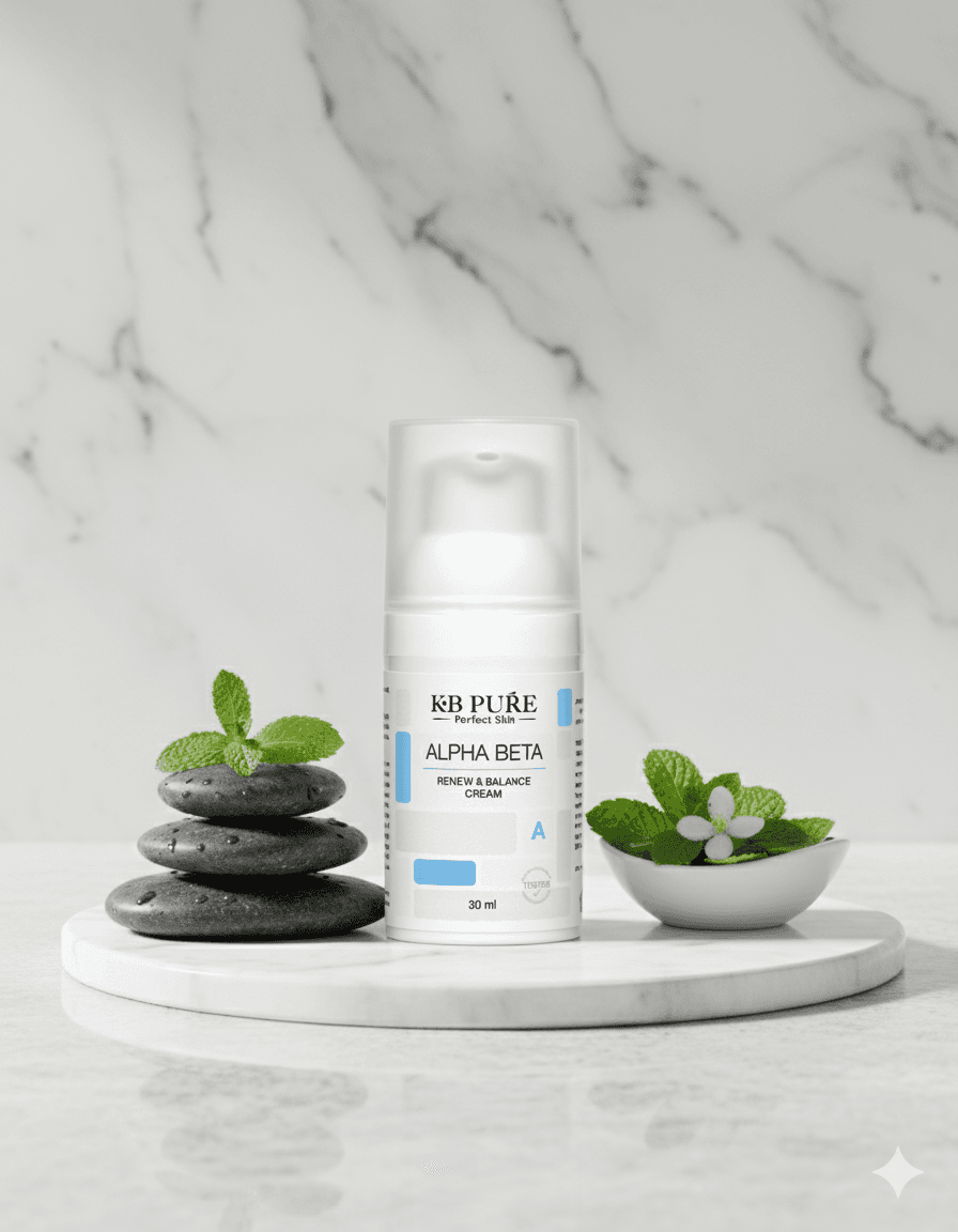 חידוש ואיזון | ALPHA BETA CREAM – KB Pure • עור בעייתי – אקנתי • קוסמטיקה מקצועית