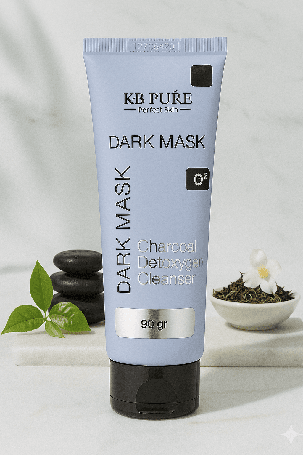 מסכת פחם/חמצן פעילה | DARK MASK – KB Pure • ניקוי/מסכה • קוסמטיקה מקצועית