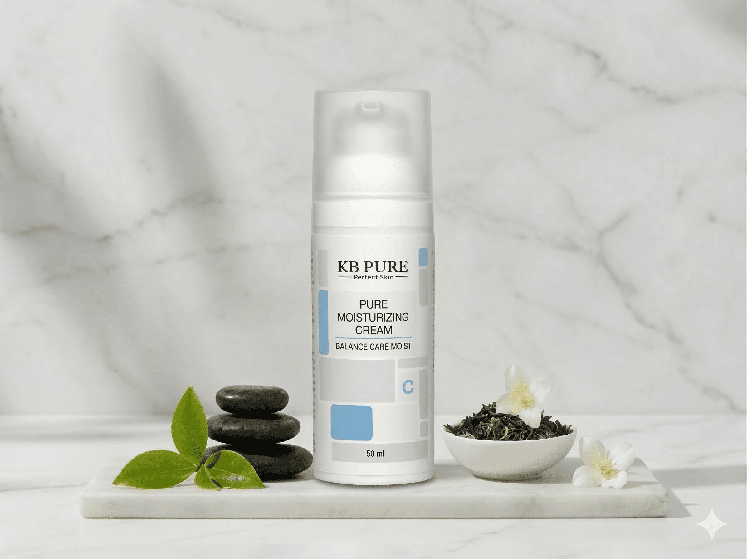 קרם לחות טהור KB PURE - Pure Moisturizing Cream לשיקום והזנת עור פגום ורגיש