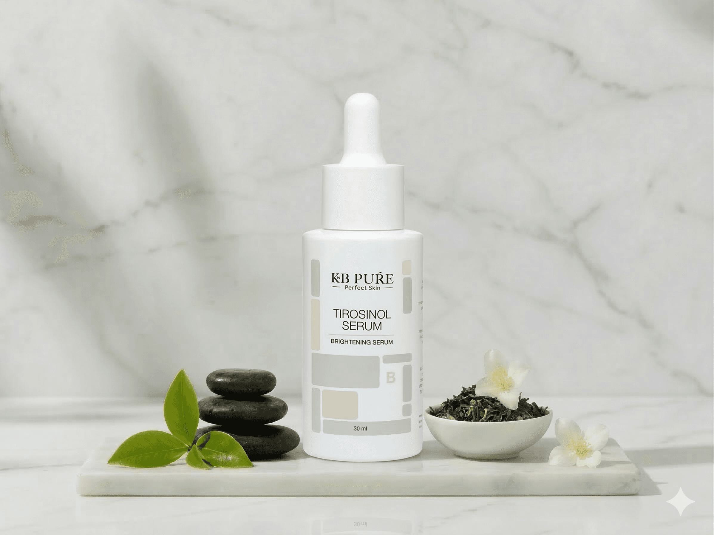 סרום טירוסינול KB PURE - Tirosinol Serum להבהרת כתמי פיגמנטציה קשים ואחידות גוון העור